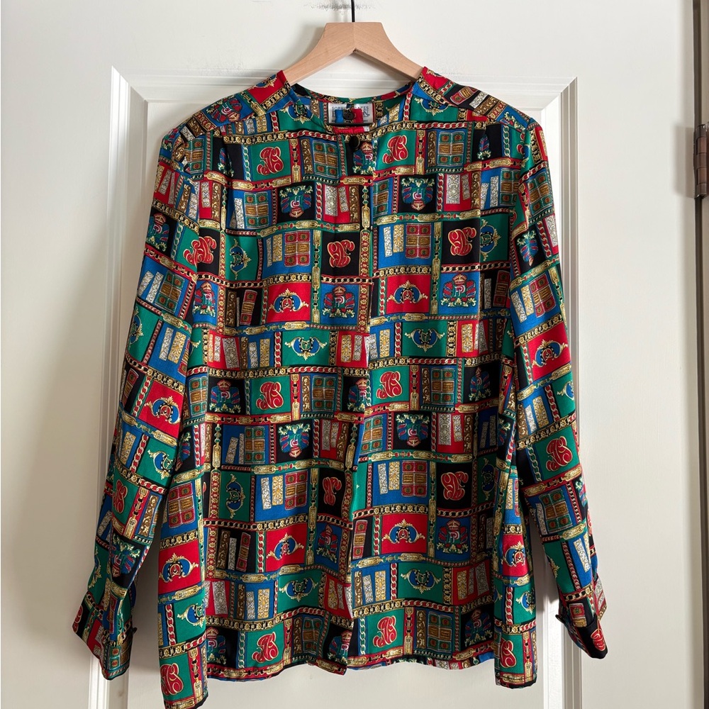 Vintage Pendleton Patchwork Blouse - image 2